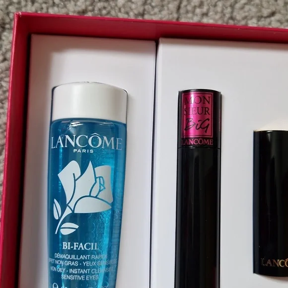Lancome New, unused gift set. Bi-facil 30ml, Monsieur Big Mascara, Lipstick - Picture 4 of 5